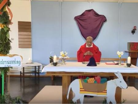 Video: Eucharistiefeier in Neunkirch mit P. Adolf Büttiker, Palmsonntag