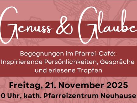 Genuss & Glaube - Pater Aaron Brunner “Jugend & Glaube”