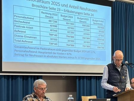 Rückblick Kirchgemeindeversammlung Neuhausen 2024